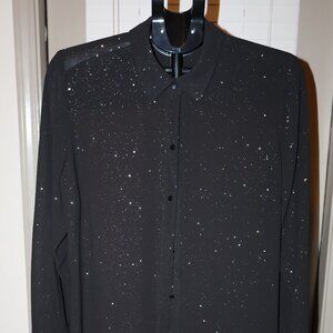 Christopher Fischer Embellished Black Blouse – Size M (US)